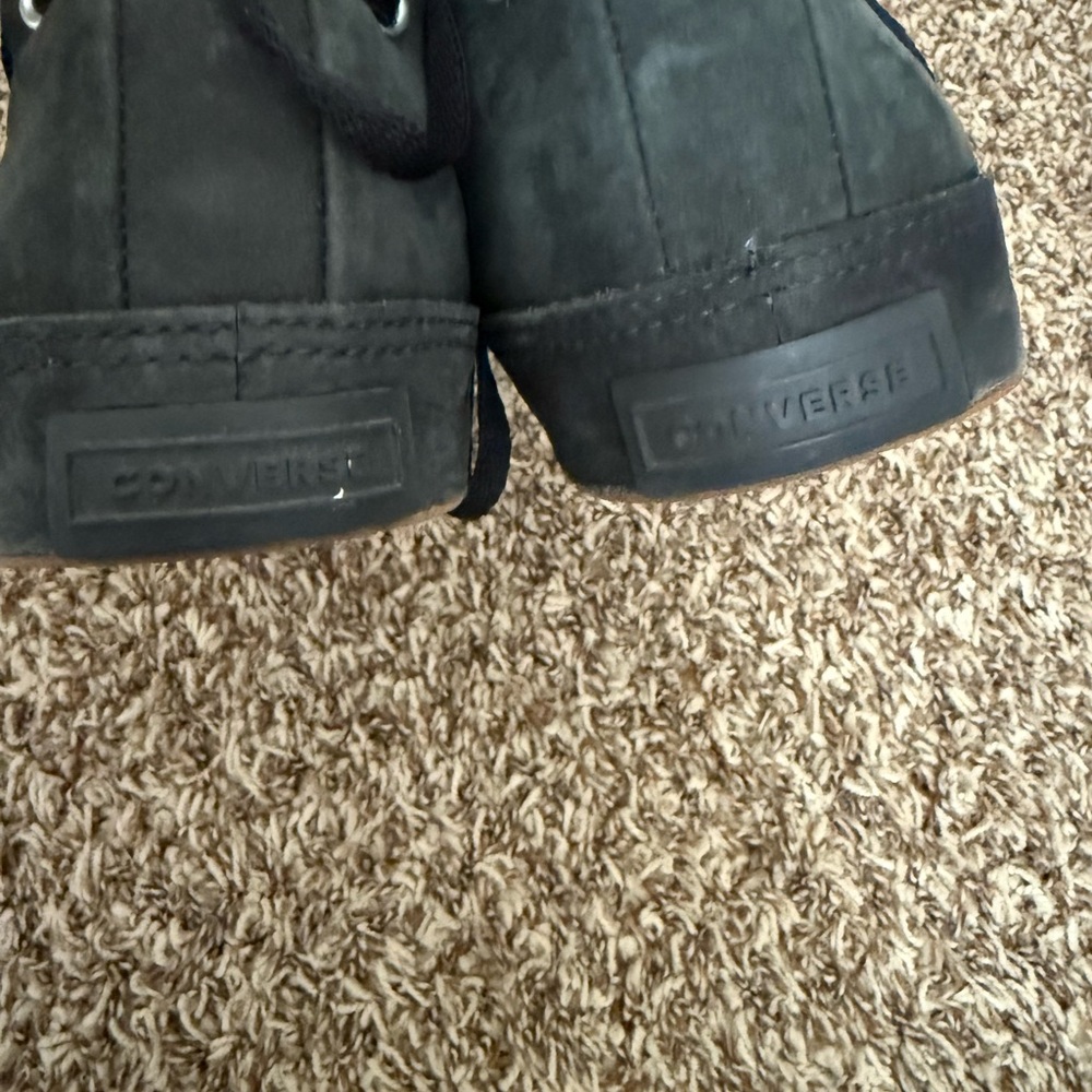 Converse Black Lace-Up Women's Flats - Picture 8 of 8